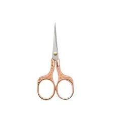 Vyšívací nůžky – Precizní ocelové nůžky pro hobby a ruční práce (12,7 cm) bronzová
