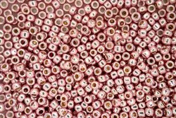 TOHO - Round 15/0 : PermaFinish - Galvanized Sweet blush TR-15-PF552