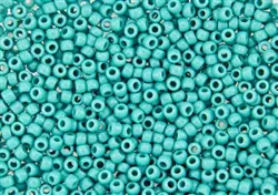 Rokajlové korálky - Round 15/0 : Opaque Turquoise TR-15-55