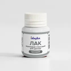 Lesklý akrylový lak na obrazy a diamantové mozaiky Ideyka® 20 ml 