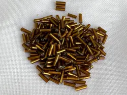 Preciosa® čípky (tyčinky) 7 mm – 10 g tmavě zlatá