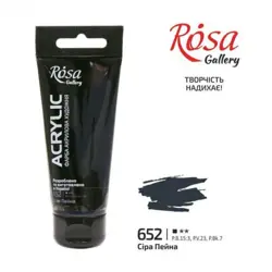 Akrylová barva Rosa Gallery 60 ml – 652 paynes grey