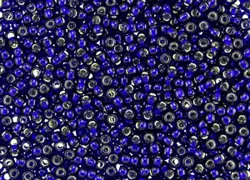 Rokajlové korálky Toho  - Round 15/0 : Silver-Lined Cobalt TR-15-28