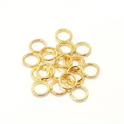Spojovací kroužek 8 mm zlato – balení 10 ks