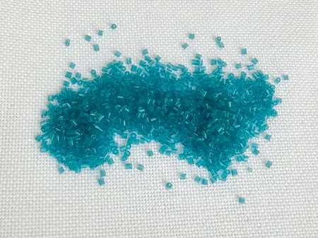 Preciosa® sekaný rokajl 12/0 – 10 g tyrkysová