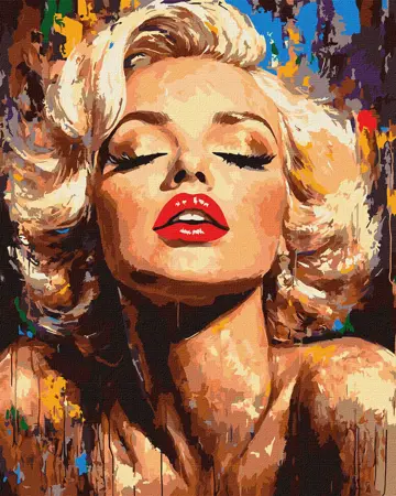 Malování podle čísel 40×50 cm Monroe