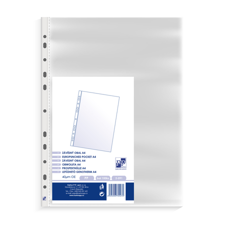 Euro obal A4 40µ 1 kus 