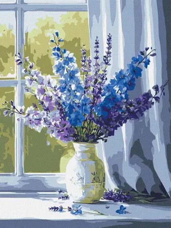 Malování podle čísel – plátno 30×40 cm KHO 3378 Okamžik inspirace