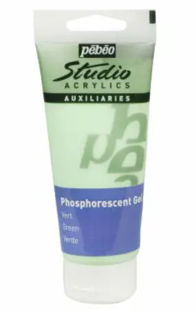 Fosforeskující barva Pébéo 100ml zelená