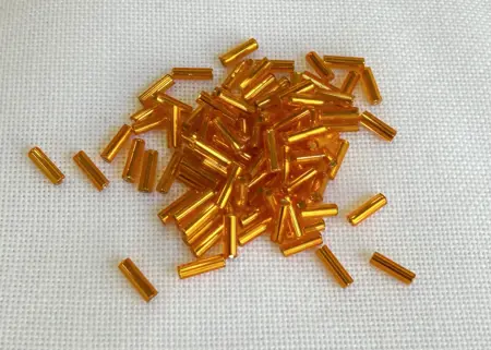 Preciosa® čípky (tyčinky) 7 mm – 10 g jantarová