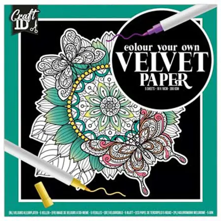 Omalovánky sametové mandala - zelené