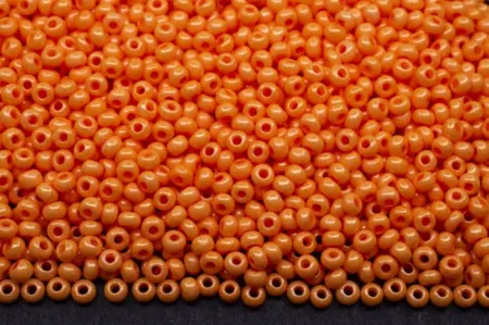 PRECIOSA rokajl 6/0, 3,7 mm, 10 g 16389 Oranžová 