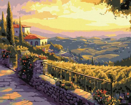 Malování podle čísel 40×50 cm Italský večer