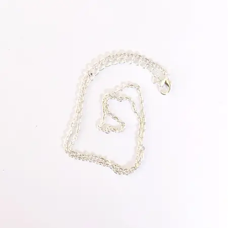 Řetízek stříbřitý 45 cm