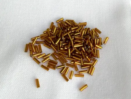 Preciosa® čípky (tyčinky) 7 mm – 10 g zlatá