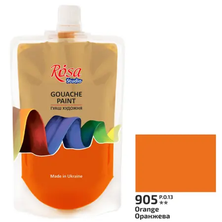 Kvašová barva Rosa – 905 orange 200 ml