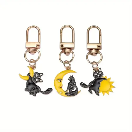 klíčenka Moon Black Cat mini