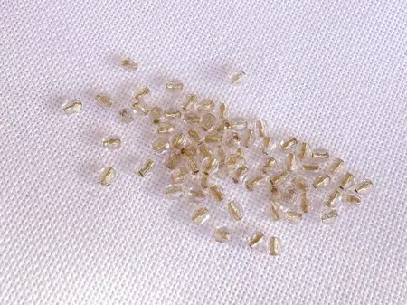 Korálky Ohňovky – broušené skleněné korálky 3 mm, 70 ks 00030/68106 zlato