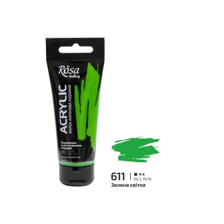 Akrylová barva Rosa Gallery 60 ml –  611 green light
