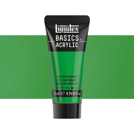 Akrylová barva Liquitex Basics 22 ml –  312 light green permanent
