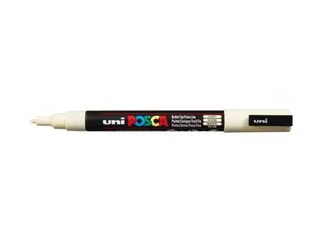 Akrylový fix Uni Posca PC-3M 0,9–1,3 mm – 46 smetanová