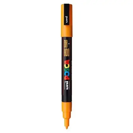 Akrylový fix Uni Posca PC-3M 0,9–1,3 mm – 03 pomeranč