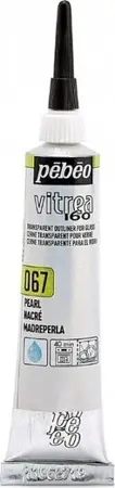 Vypalovací kontura na sklo Vitrea 20ml perlová