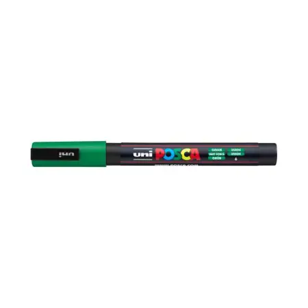 Akrylový fix Uni Posca PC-3M 0,9–1,3 mm – 06 zelená