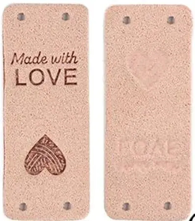 Štítek Made with love kůže