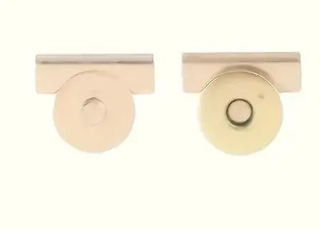 Magnetické zapínání na kabelku – starorůžová