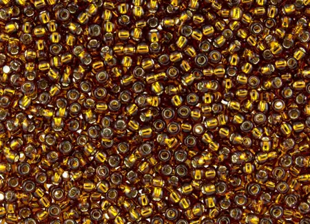 TOHO - Round 15/0 : Silver-Lined Smoky Topaz TR-15-34 