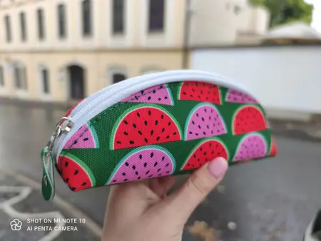 Penál s motivem melounu – 18,5 × 7 cm