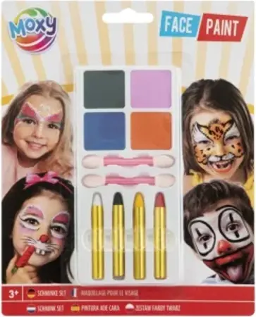 Barvy na obličej moxy