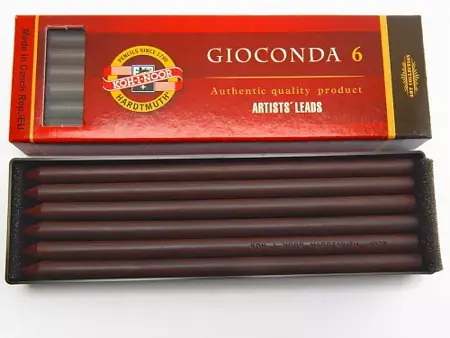 Uhel Gioconda 5,6mm 6ks sepie hnědá tmavá