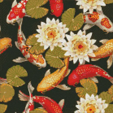 Duhový kapr 40х40 AMO7401