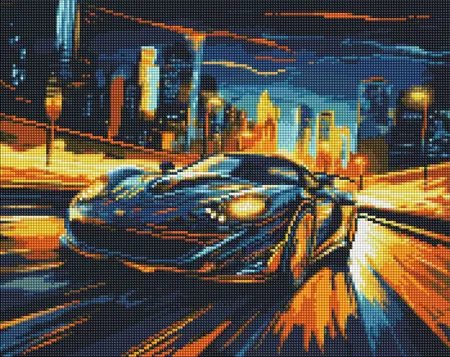  Noční město 40х50 AMO 7855