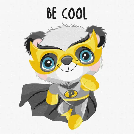 Skvělá panda 30х30cm