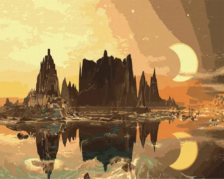 Zlaté město 40х50cm