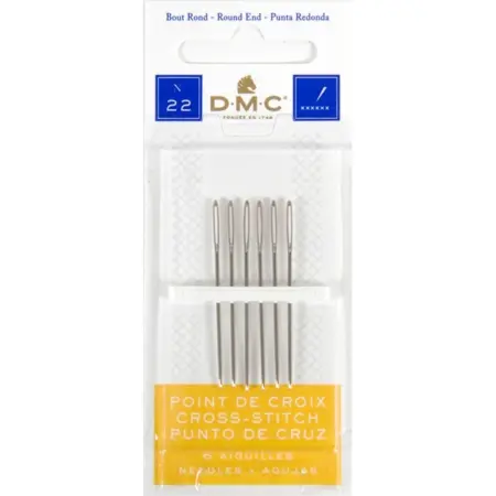 Vyšívací jehly DMC s tupou špičkou Velikost: No. 22