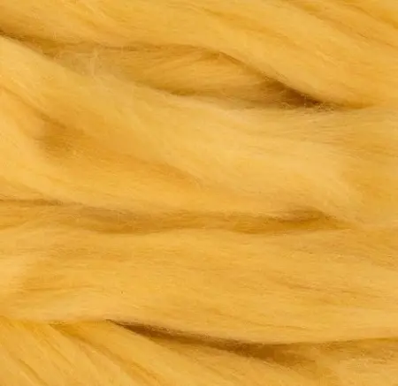 Ovčí vlna barevná 100g – hořčičná 16