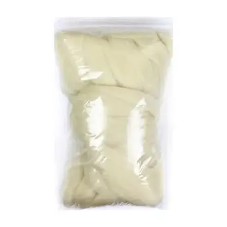 Ovčí vlna přírodní bílá mykaná 100g