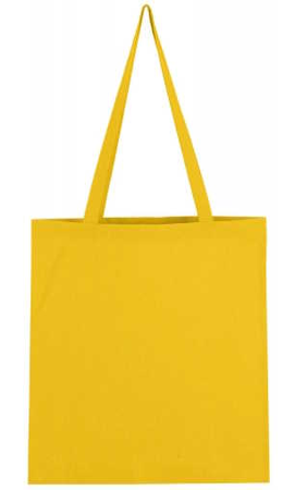 Bavlněná taška s dlouhým uchem tmavě žlutá / sunflower 38x42cm