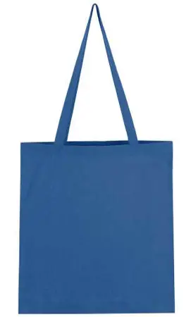Bavlněná taška s dlouhým uchem královská modrá / royal 38x42cm