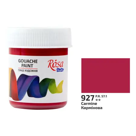 Kvašová barva Rosa 927 carmine 40ml 