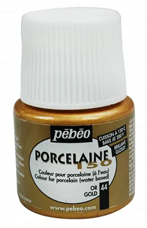 Barva na porcelán Porcelaine 45ml  44 zlatá