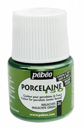 Barva na porcelán Porcelaine 45ml 26 zelená malachit