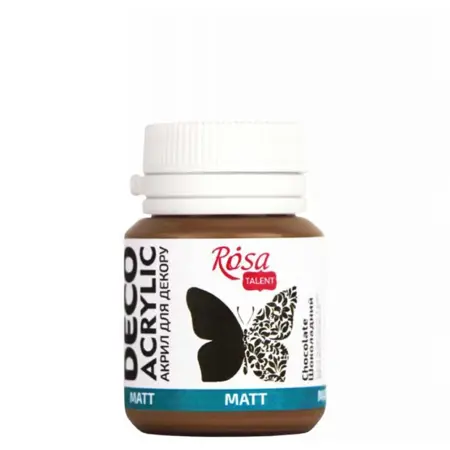 Akrylová barva Rosa Decor 20 ml –  46 chokolate