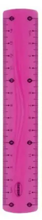 Pravítko FLEXI 15 cm Růžová