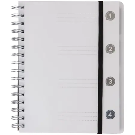 Poznámkový blok A5 Šedá 