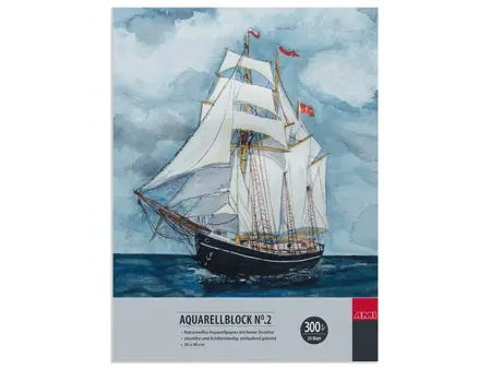 Akvarelový blok No.2 zn. Ami 300g/m²  